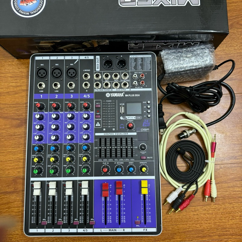Latest Audio Mixing Table m MIXER YAMAHA M4 PLUS 2024 Singing Karaoke ...