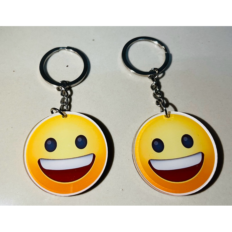 Smiley face emoji keychain | Shopee Singapore
