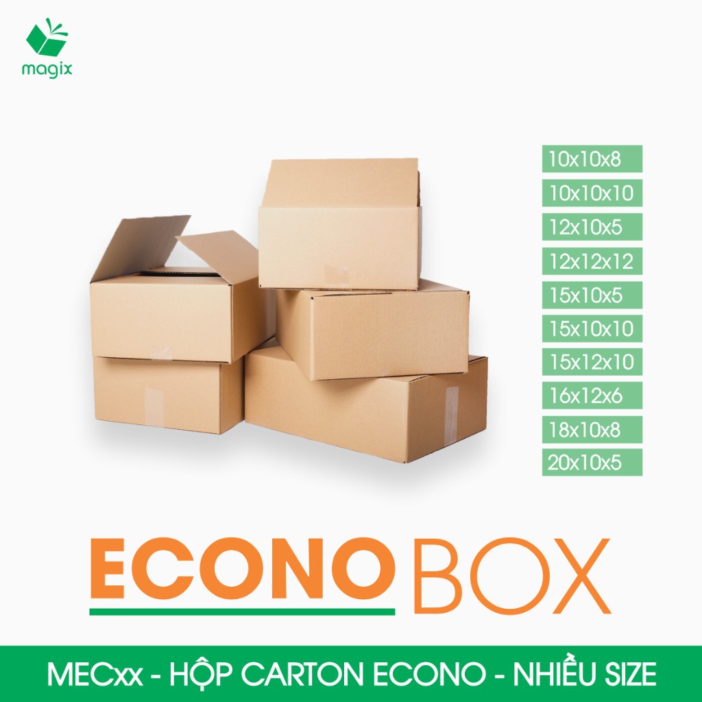 MEC - Super economical Combo of 100 carton boxes - Many small sizes ...