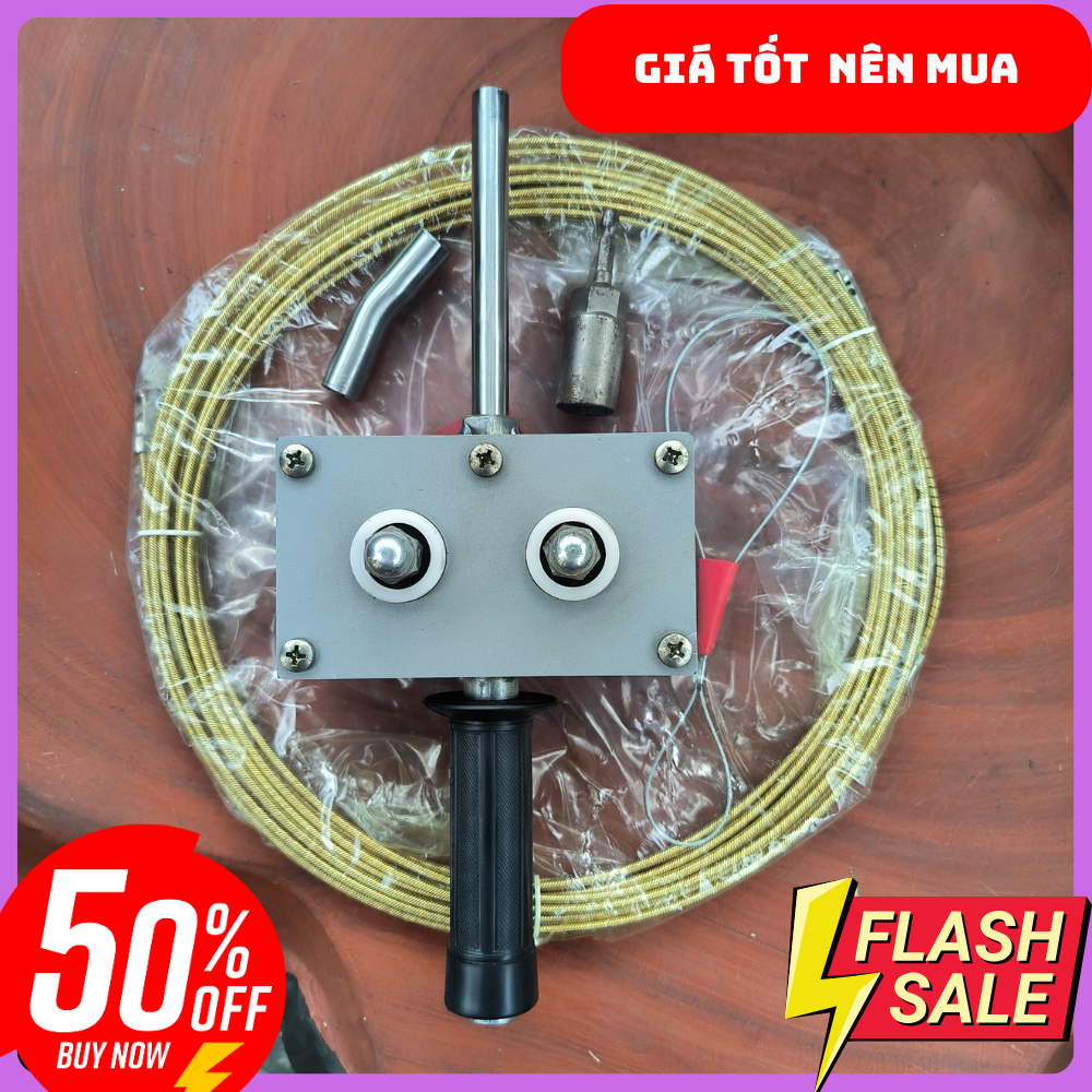 Tool to support threading electrical wires through electrical pipes and ...