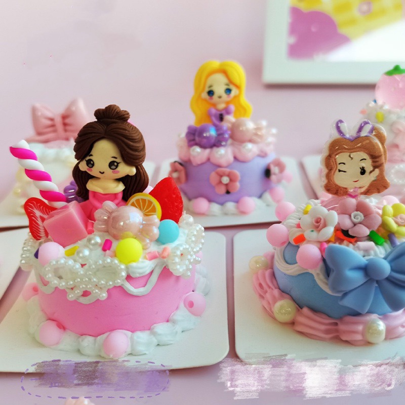 Cute mini Ice Cream Cake set Toy set (set Of 6 Pieces) | Shopee Singapore