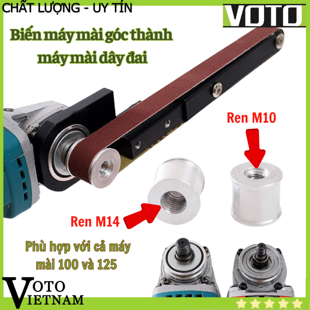 Tool set to convert angle grinder into belt grinder, common belt sander ...