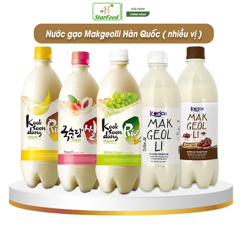 Korean Makgeolli rice drink (many flavors) | Shopee Singapore