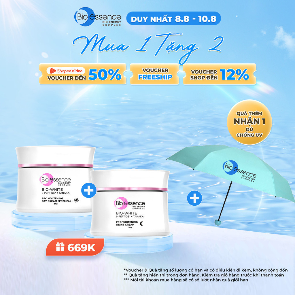 TANAKA Bio-essence Bio-White Pro Day Cream SPF20 PA++ Day Cream ...