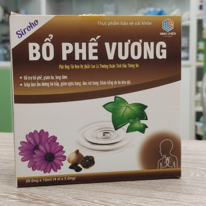 Cough syrup Bo Lung Vuong - Minh Chien Pharma - Reduces cough, sore