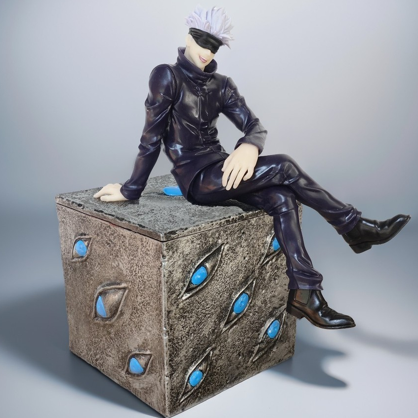 Genuine Japanese Furyu Jujutsu Kaisen Satoru Gojo Noodle Stop Figure ...
