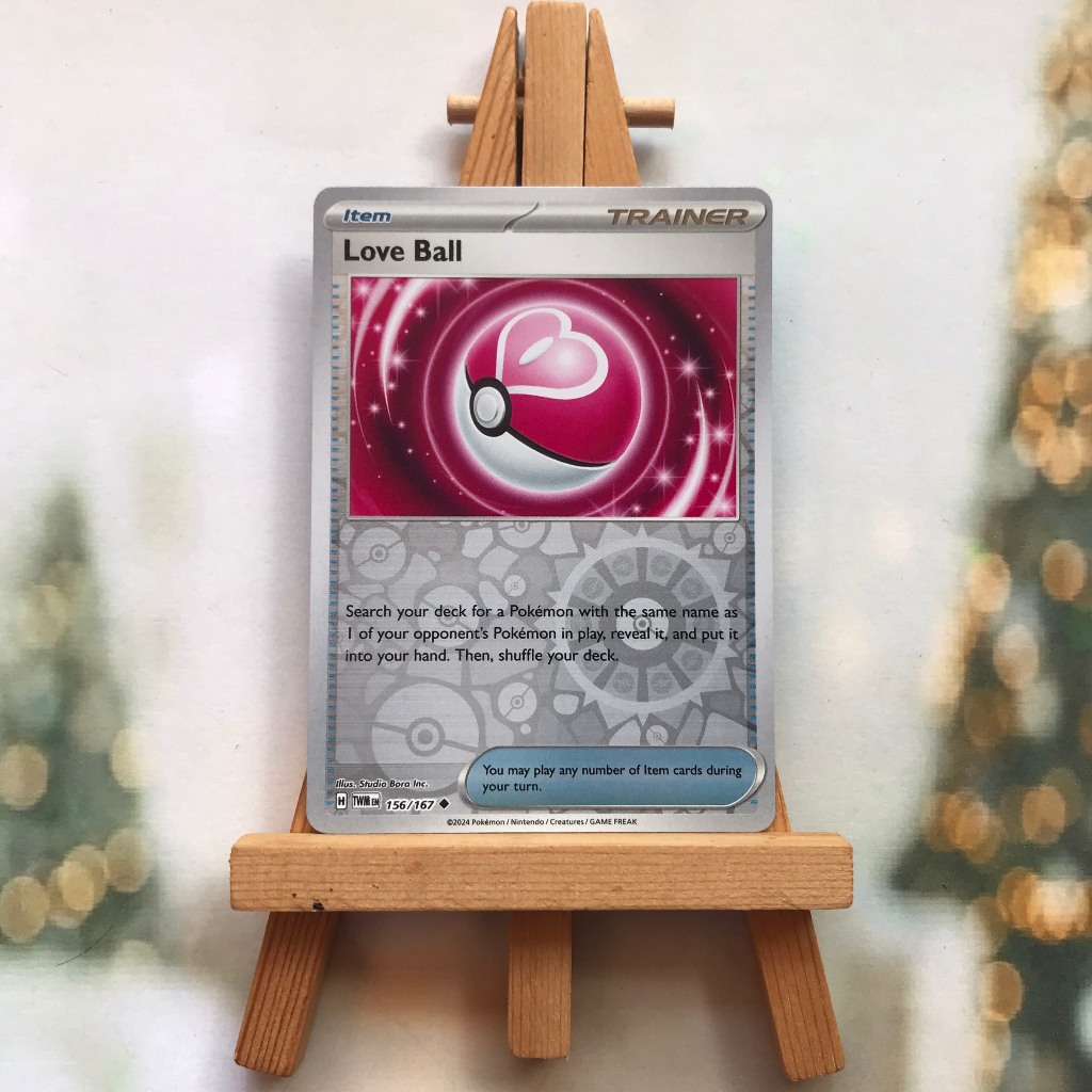 Pokemon Love Ball 156/167 Card - Scarlet&Violet Twilight Masquerade  Uncommon Reverse Holo English Pokemon Card | Shopee Singapore