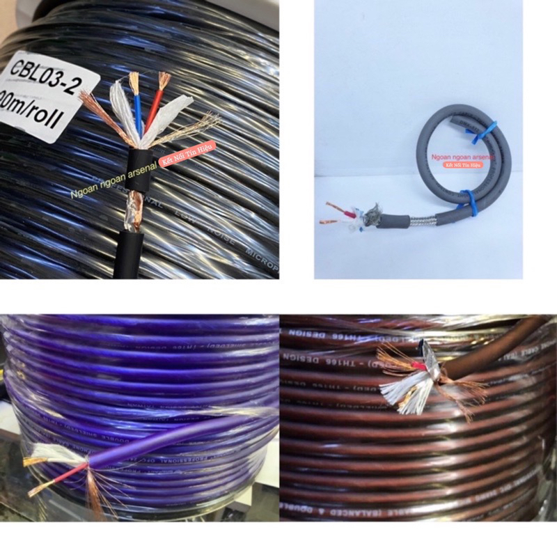 3-core, 2-core microphone signal wire. Audio signal wire, Microphone ...