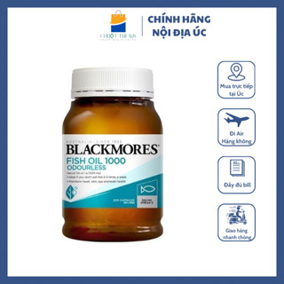 Blackmores Odorless Fish Oil 1000Mg 200 capsules Shopee Singapore