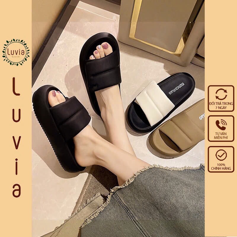 Luvia 119DN high-quality women's wedge sandals with horizontal straps ...