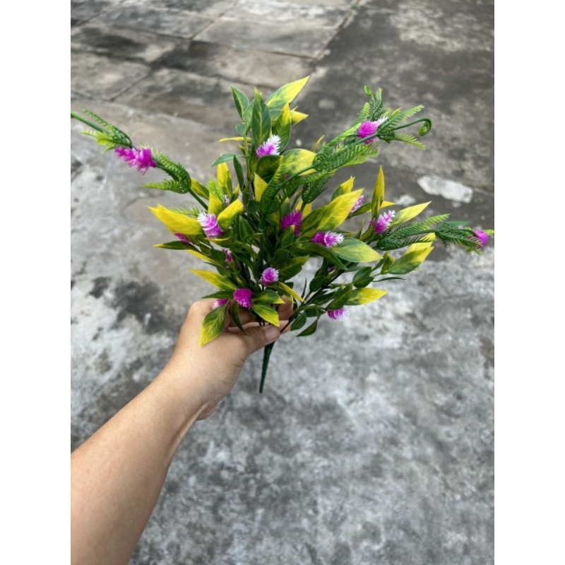 Question mark plastic flower point - 1 cluster as shown | Shopee Singapore