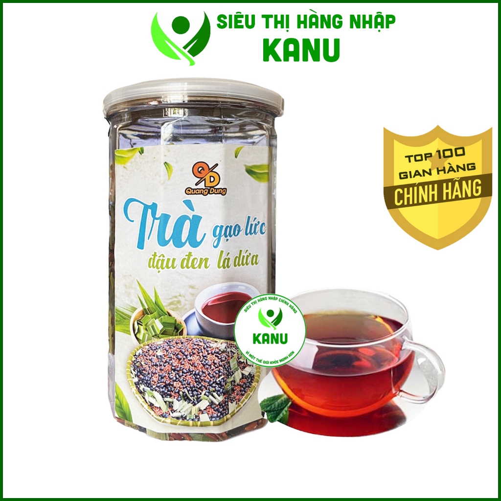 Brown rice tea with black beans and pandan leaves supports weight loss ...