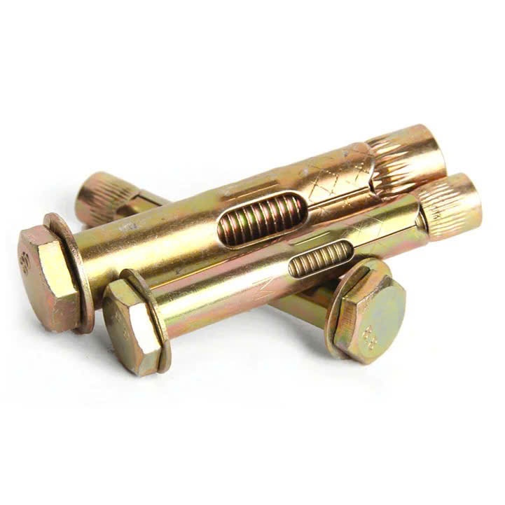 Hexagonal Iron And Zinc Expansion Bolts Hexagon Head Expansion Bolts