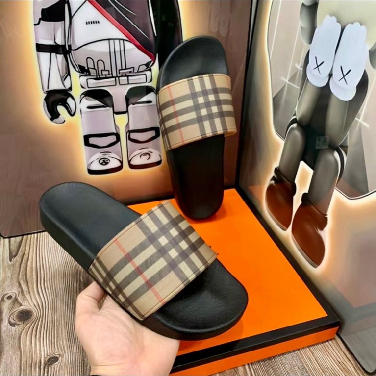 Burberry sandals mens gold clearance