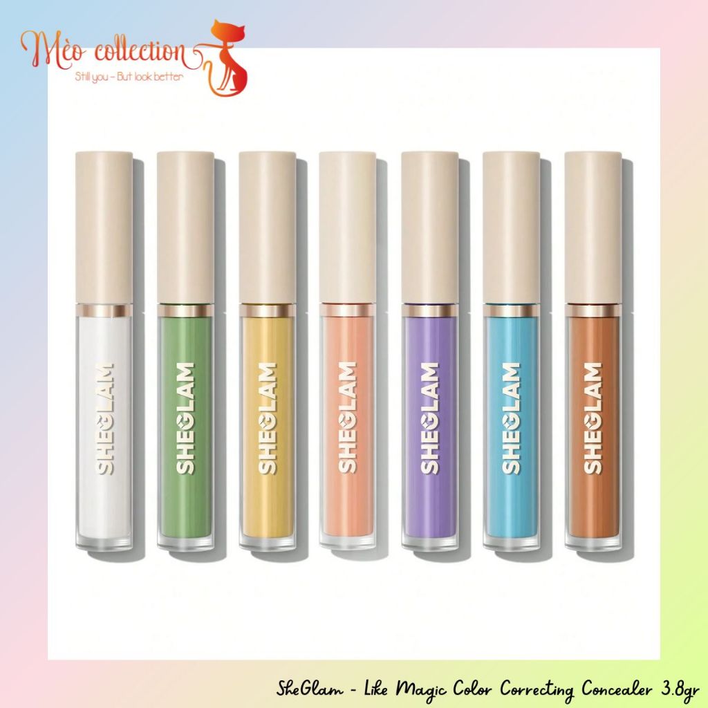 SheGlam Concealer - Like Magic Color Correcting Concealer 3.8gr ...