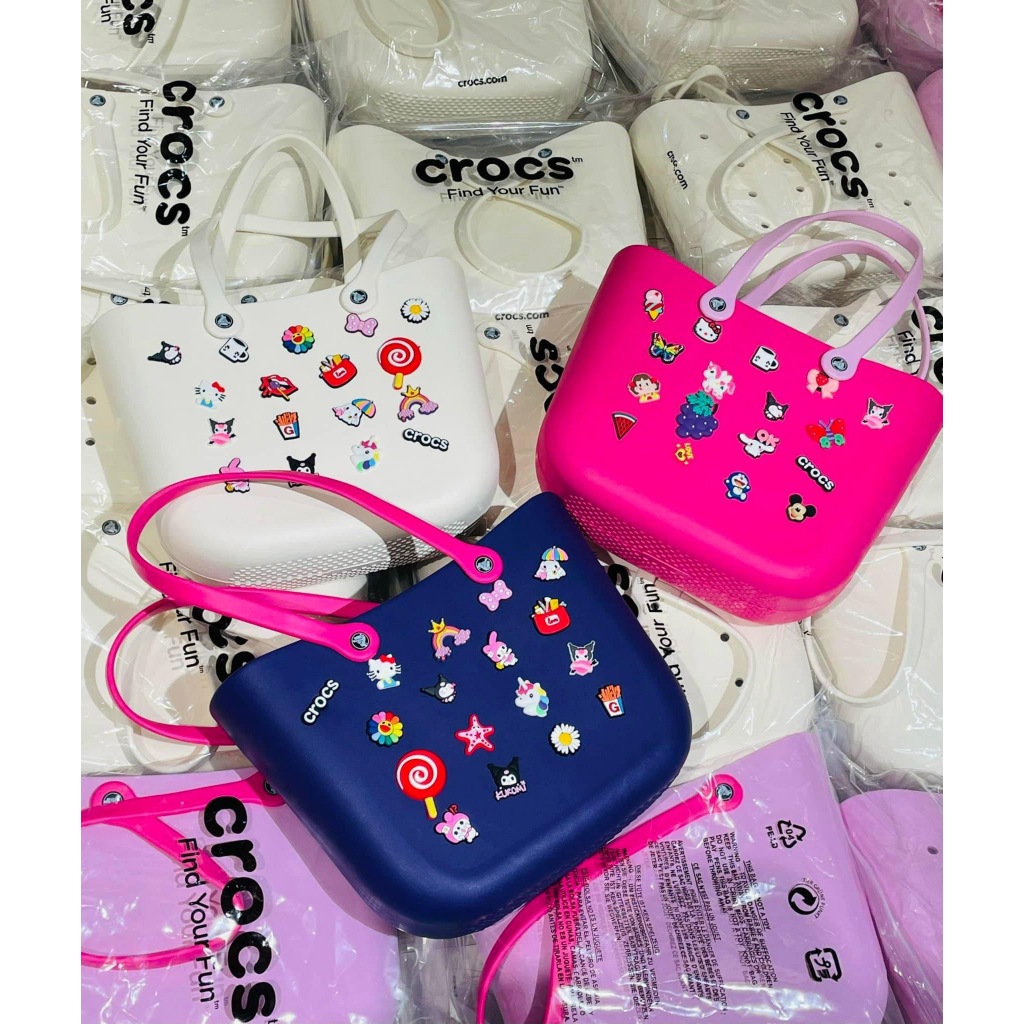 Crocs Stick Bag 5 Super Cute Colors Free Full Chram Random, Crocs Book ...