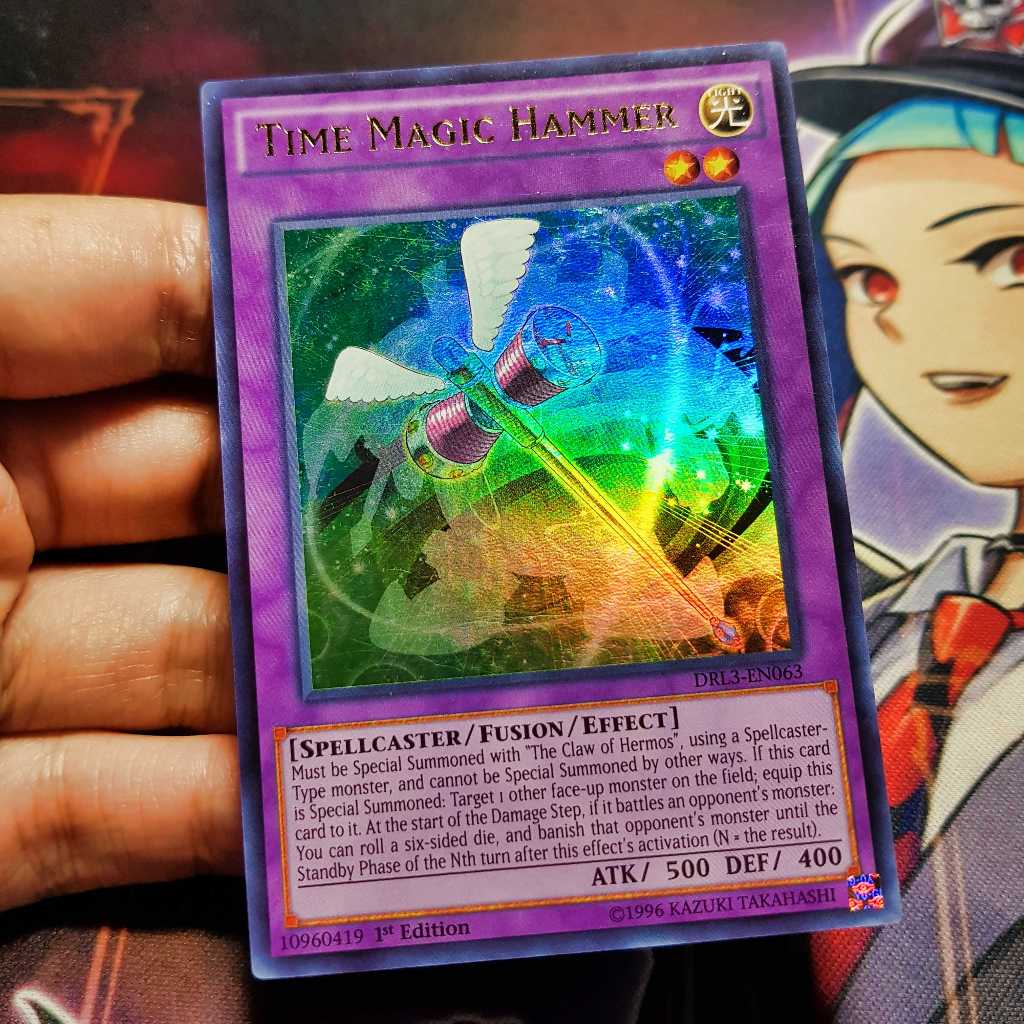 Genuine Yugioh Cards | Time Magic Hammer | DRL3 Ultra Rare | Shopee ...