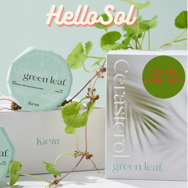 Kie_016 (1 Jar) Kiera Cerasterol Green Leaf Modeling Mask | Shopee ...
