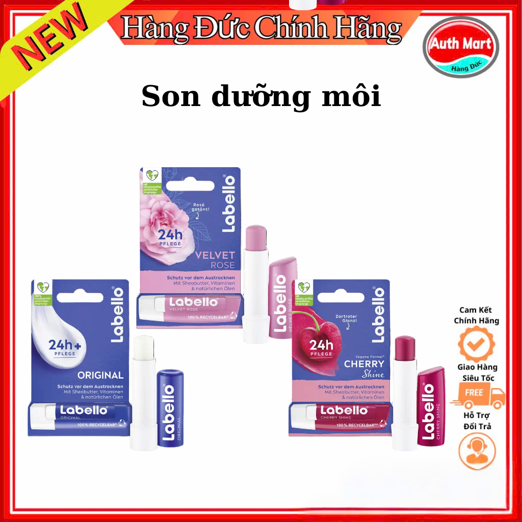 Labello intensive lip balm, moisturizing to help plump, soften and ...