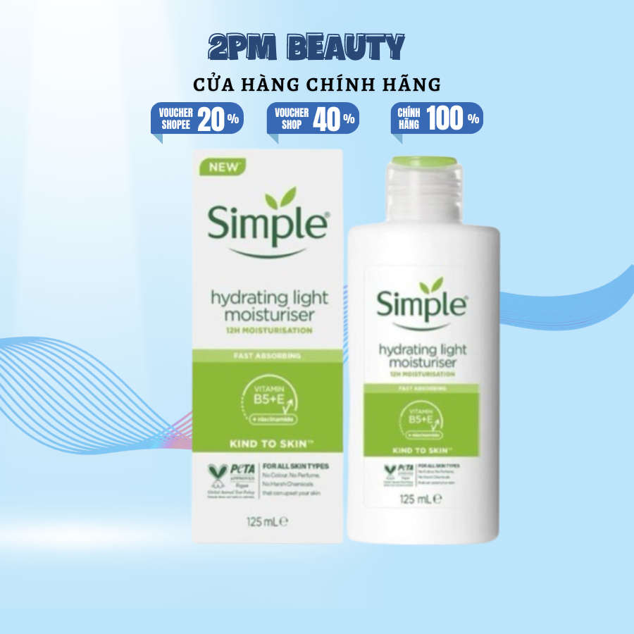 Simple Hydrating Light Moisturizer 125ml (Cream) | Shopee Singapore