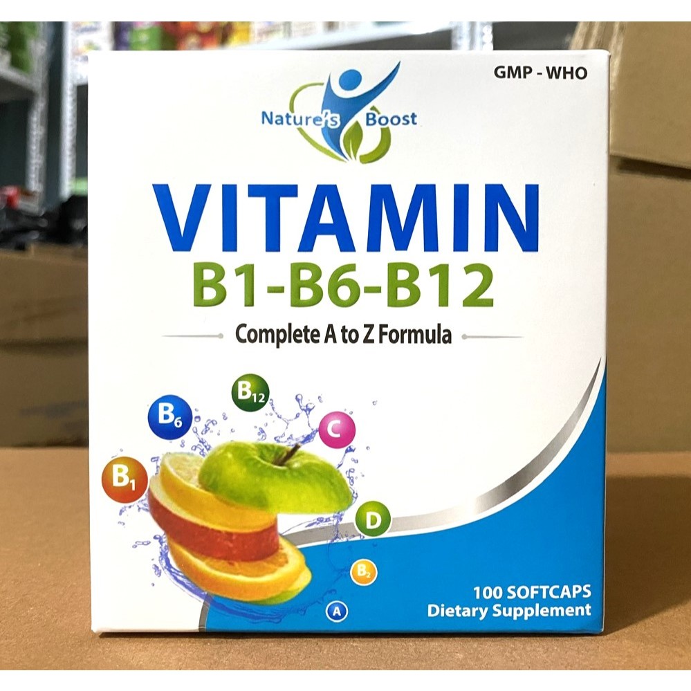 Vitamin 3B b1 b6 b12 improves health, supplements vitamins and minerals ...