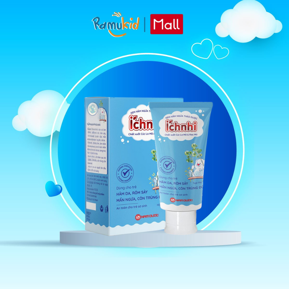 Ich Nhi children's skin cream 30g - reduces rashes, itching, redness ...