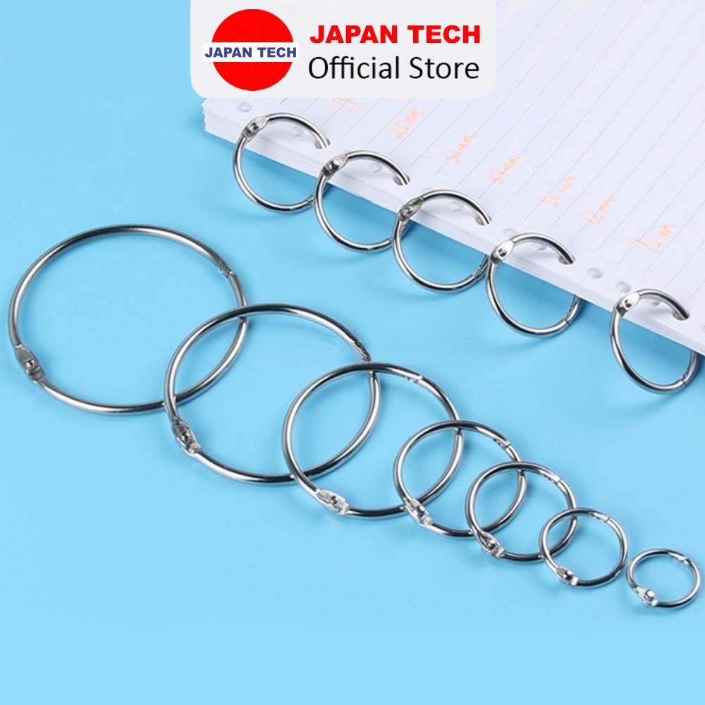 Set of 10 Openable Stainless Steel Rings - Used to Binding Books ...