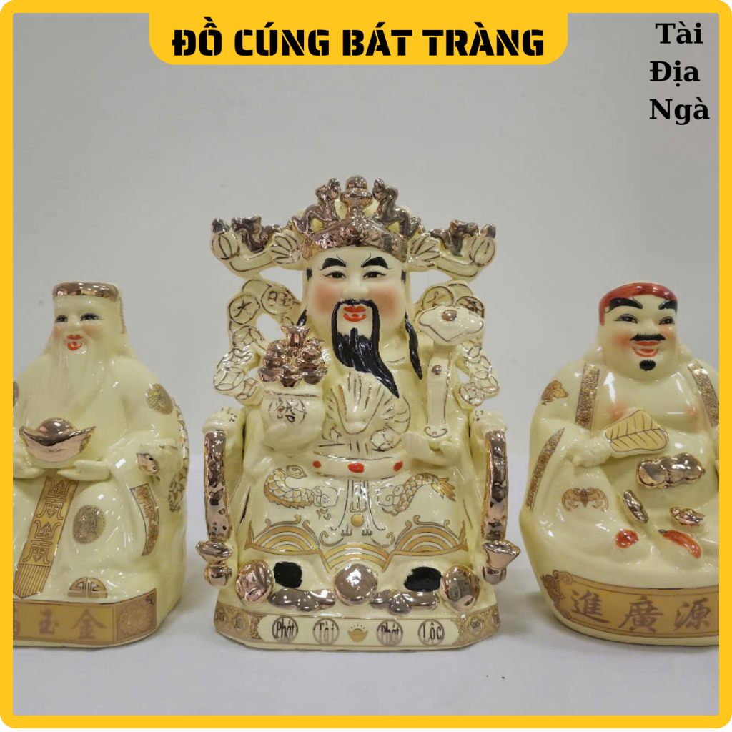 Ivory Earth God of Wealth Statuebag High Quality Ceramics - Statue of ...