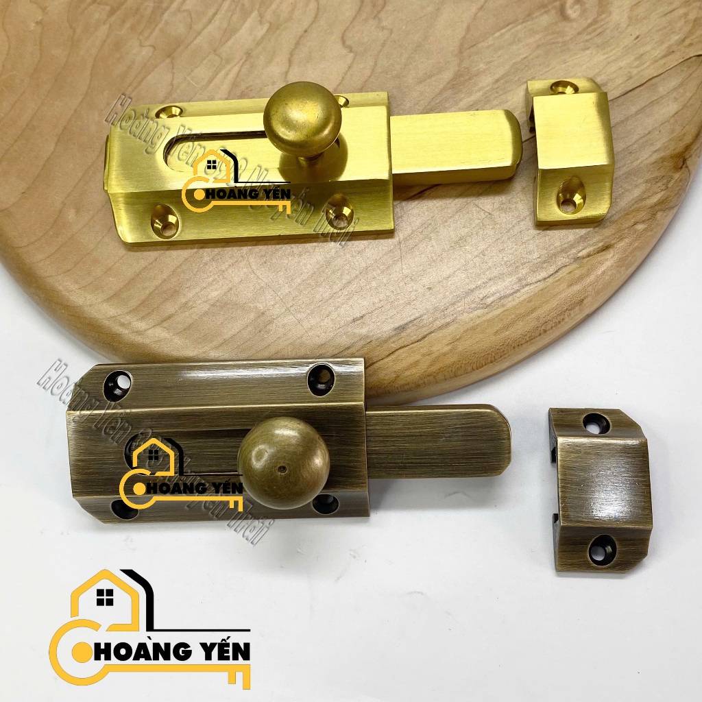 Bronze latch, Dai Phat bronze door latch, horizontal door latch 12cm x ...