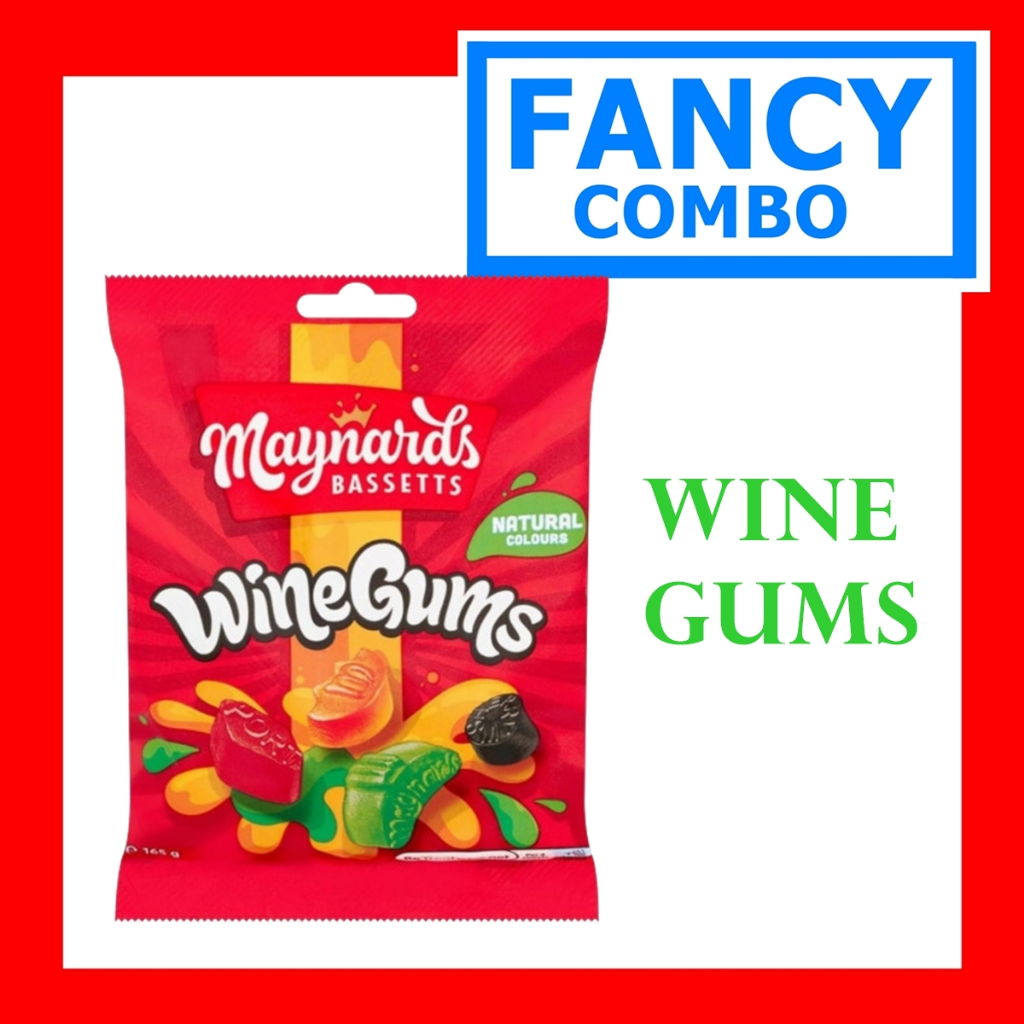 Maynaards Bassetts Wine Gummy Candy 165g – Sweet Flavor From the UK ...