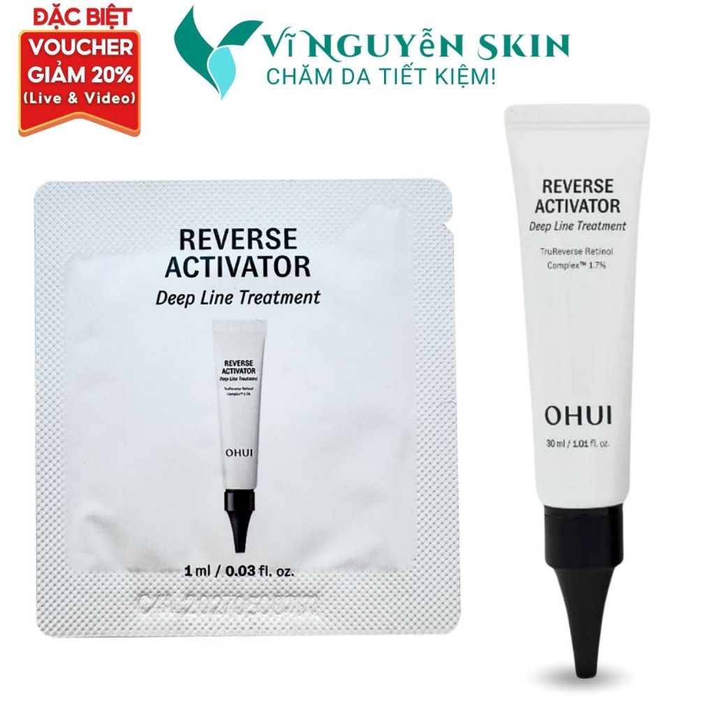 Ohui Reverse Activator Deep Line Treatment Retinol Essence 1ml | Shopee ...