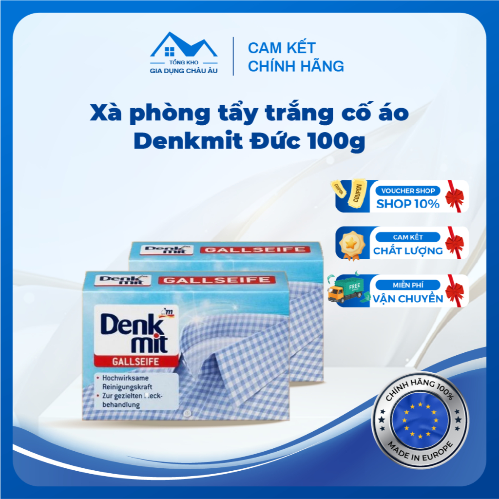 Denkmit German Stain and Yellow Stain Removal Soap for Collars, Wrists ...