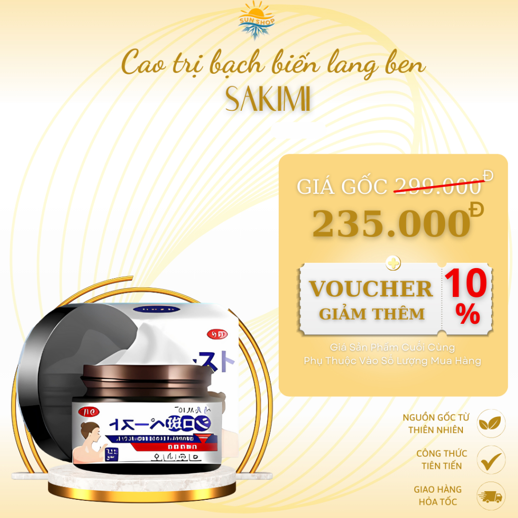 Picture Idea: Traditional Herbal Ointment To Eliminate Vitiligo Sakimi 30Gr Repel
