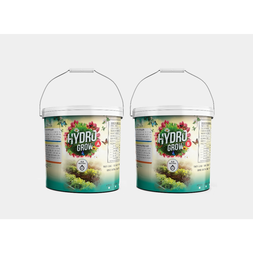 ATP Farm - ATP100 Hydro Grow Hydroponic nutrition set for leafy ...