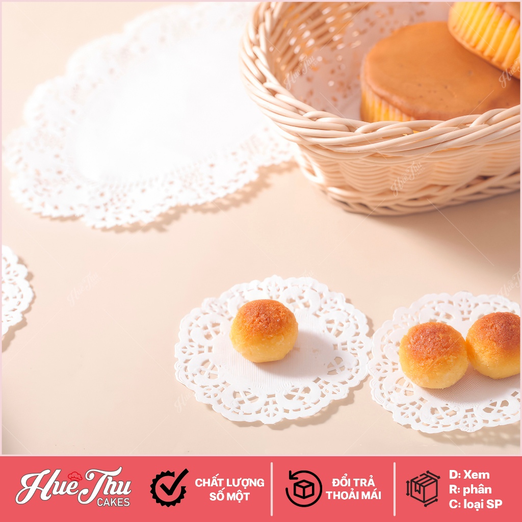 Lace paper for cake lining size 12-30cm for jelly cakes, sponge cakes ...