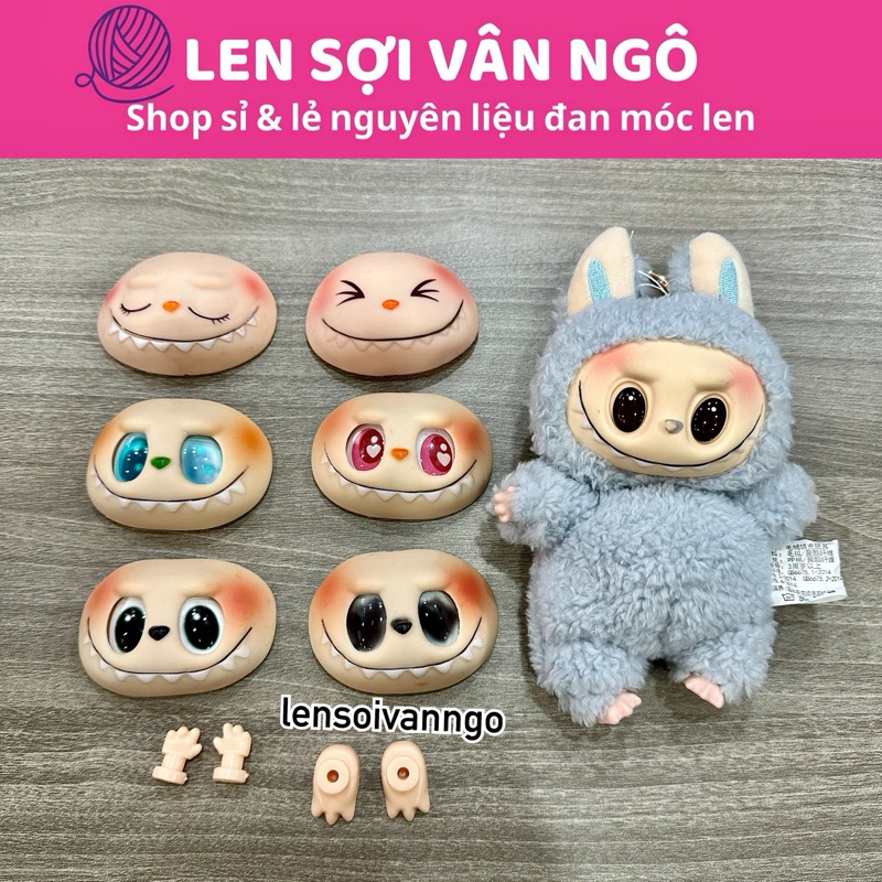 Labubu face Set with arms and legs (processed product) | Shopee Singapore