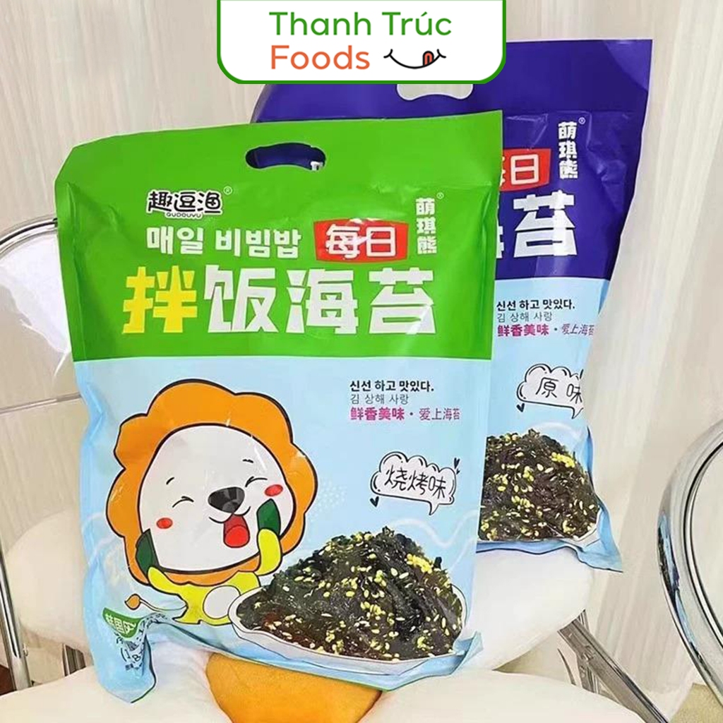 Lion Instant Seaweed Mixed with Giant Rice, Shredded Seaweed Sprinkled ...