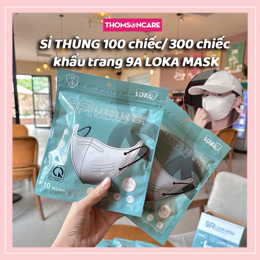Wholesale Box of 100 9A Loka Mask 5-layer antibacterial masks, large ...