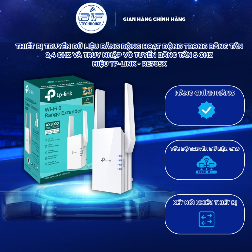 TP-Link RE705X Wifi 6 Wifi Extender - Genuine at B1F TECH HOUSE ...