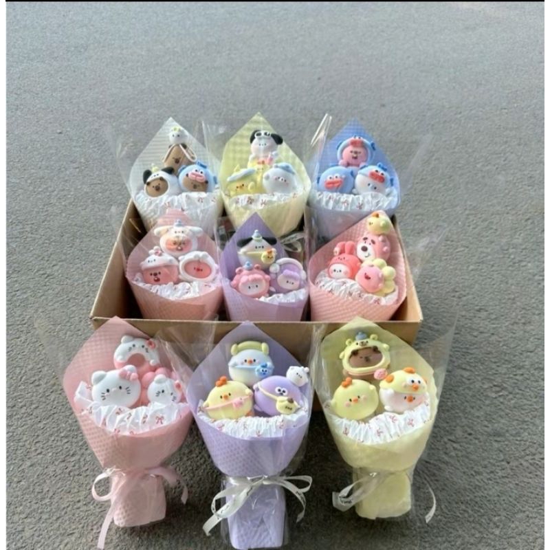 Earth flower bouquet set (please choose model) | Shopee Singapore