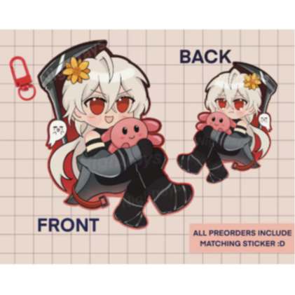 A Date With Death Casper/Grim Keychain | Shopee Singapore