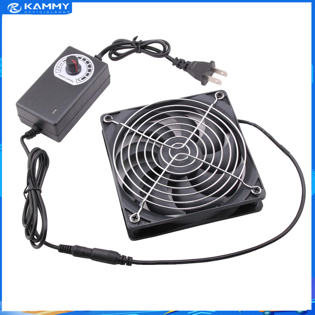 HCM/24H】Dog and Cat Radiator Fan, Cage Mounted Cooling Fan - 12CM ...