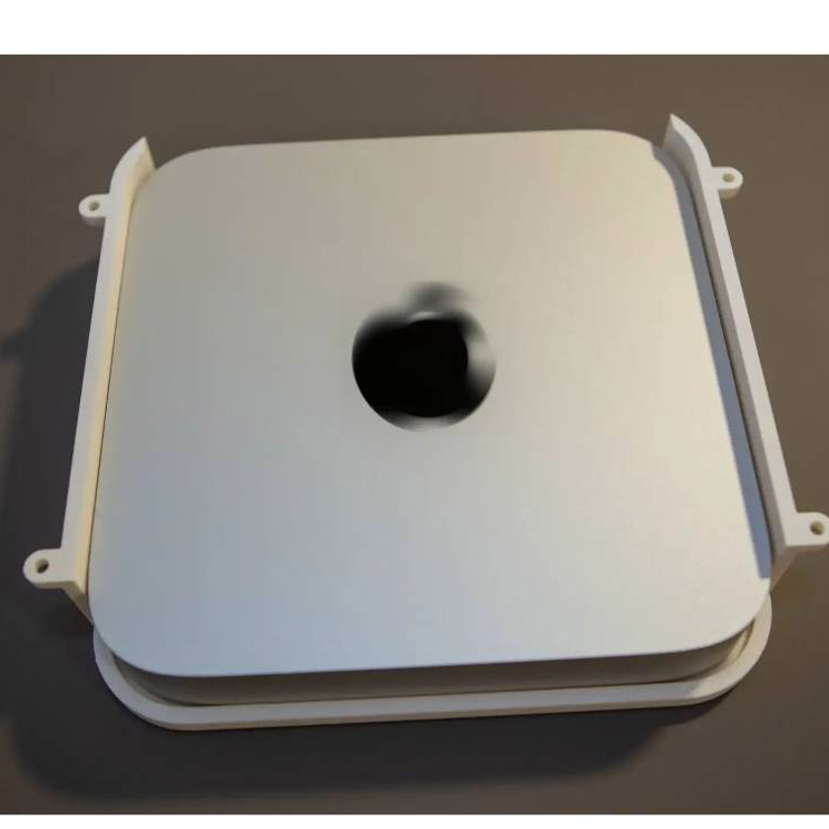 Mac Mini M1/M2 hanging box under the table top, support box, cover box ...