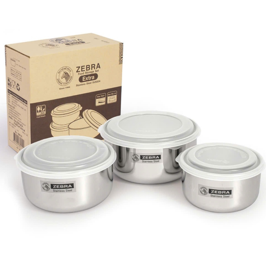 Box set 184151 Size 12-14-16 304 stainless steel with PP Zebra plastic ...