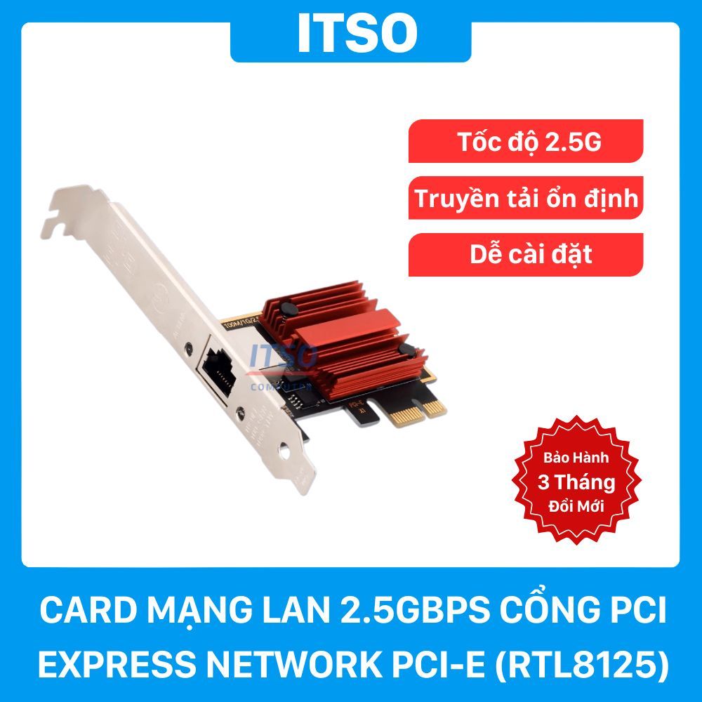 PCI Express Network PCI-E 2.5Gbps LAN Card (RTL8125) | Shopee Singapore