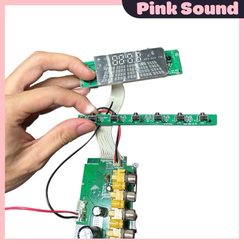 Disassemble circuit 2.1 2x20+40W With Led Screen From Pink Sound (Note ...