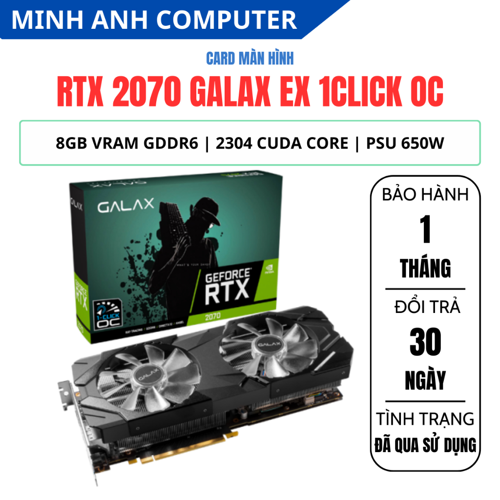 Graphics Card 2070 Galax GALAX GeForce RTX 2070 2070S EX 1-Click