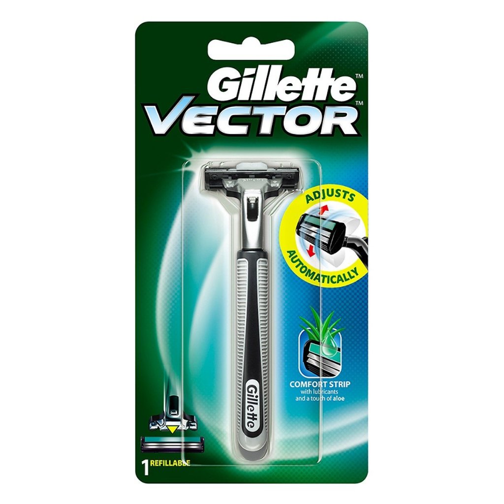 GILLETTE VECTOR PLUS RAZOR 1UP RAZOR (1 Piece/Blister) | Shopee Singapore
