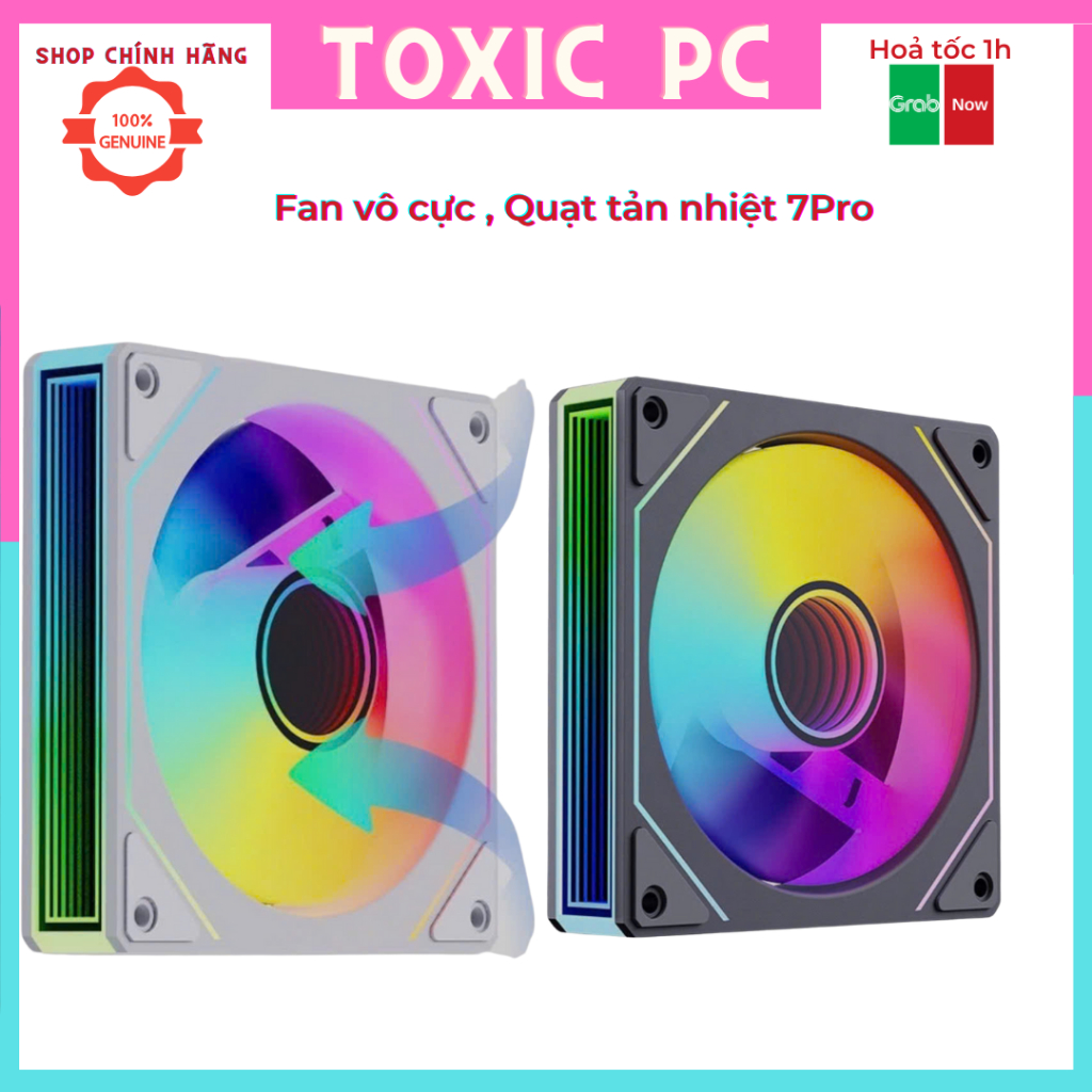 Infinity Fan, Radiator Fan, 7Pro Infinity ARGB Led Fan - Forward and ...