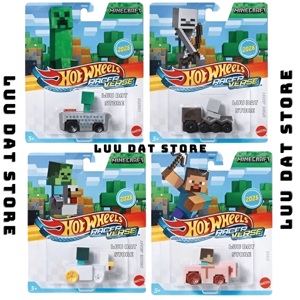 Minecraft Racerverse animated Hot Wheels model car | Shopee Singapore